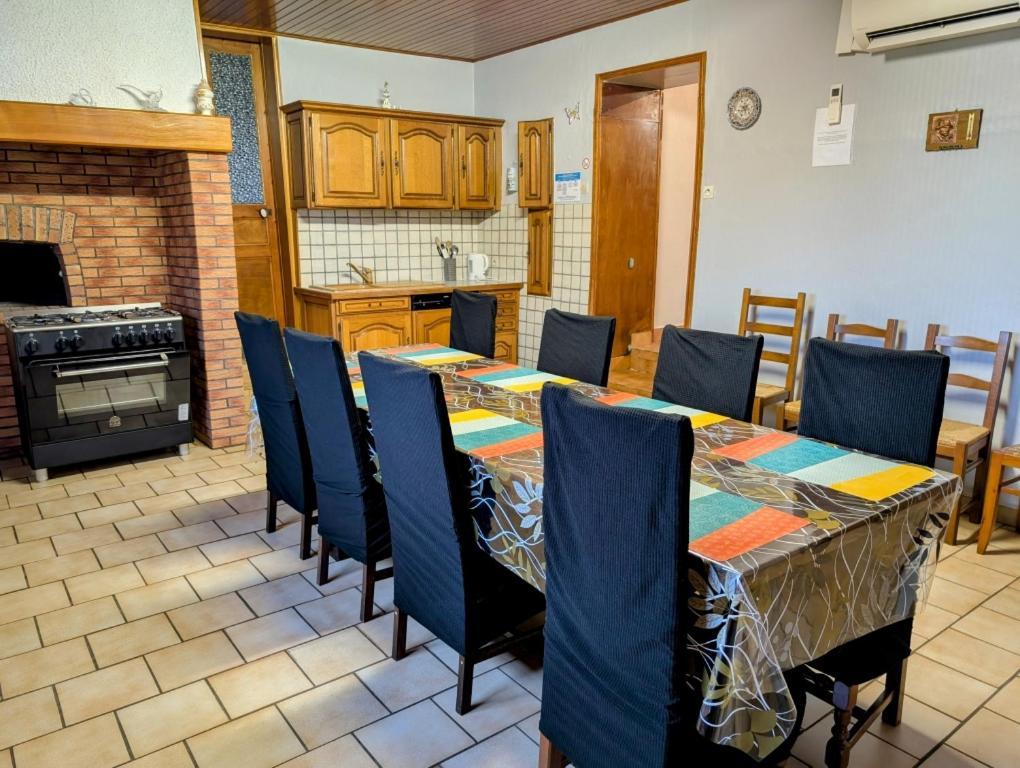 La Ferme Des Pierrettes Villa Menneville Buitenkant foto