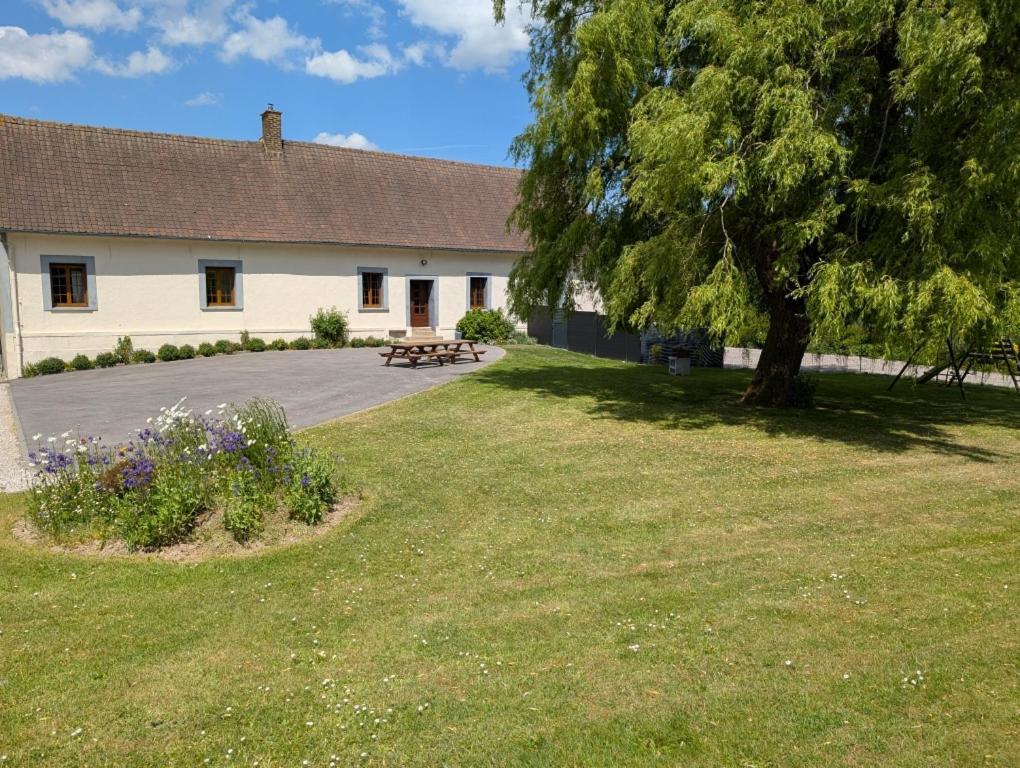 La Ferme Des Pierrettes Villa Menneville Buitenkant foto